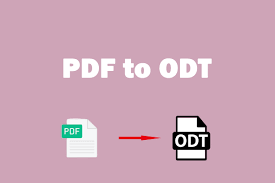PDF ? ODT